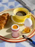 Набор мельниц для соли и перца &klevering Egg, 2 предмета, Ø 6 см, H 10 см, Светлый розовый — фото 4