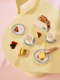 Kids Concept Набор игрушек Mini игрушечный завтрак: деревянный тостер, посуда и продукты из бука, берёзы и МДФ, тостер 10х7х7 см, разноцветный — фото 4