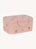 Konges Sløjd Контейнер пищевой детский Cherry Pink с отделением для перекуса, 850 мл, 17х13х8 см, пыльно-розовый — фото 1
