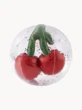 Konges Sløjd Мяч надувной пляжный Cherry из ПВХ с вишенкой внутри, диаметр 40 см, прозрачный с красным — фото 1