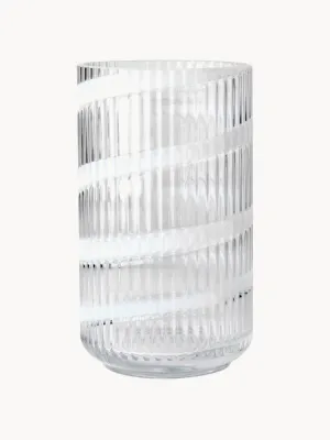 Lyngby Porcelaen Ваза Lyngby из выдувного стекла высотой 25 см, Ø 15 × В 25 см, Белый