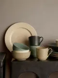 Lyngby Porcelaen Кружка Rhombe Earth, Ш 13 × В 9 см, 390 мл, Светлый бежевый — фото 3
