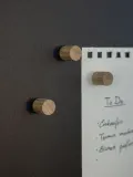 Metallbude Доска магнитная настенная Tavo из окрашенной стали, для заметок и фото, высота 57 см, чёрная — фото 7