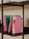 Metallbude Комплект держателей для книг Darcy из металла, 2 предмета, Ш 12 × В 19 см, Светлый розовый — фото 3