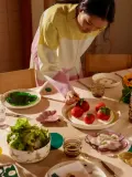 Marimekko Тарелка десертная Kukasta Kukkaan, Ш 15 × Д 15 см, Светлый розовый — фото 3