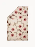 Marimekko Пододеяльник Unikko из хлопкового сирсакера, 140х200 см, Ш 140 × Д 200 см, Приглушённый белый — фото 1