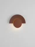Уличный настенный светильник Gloo, коричнево-бежевый — фото 4