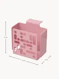 Pedestal Корзина для пультов Remote, 9 x 9 см, Ш 9 × Г 4 см, Светлый розовый — фото 2