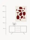 Poster and Frame Постер Abstract Wine Glasses, Тара Ройл — фото 2