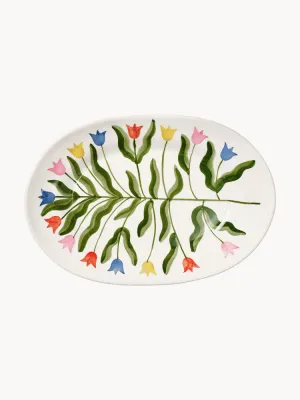 Блюдо для подачи Madelen Möllard Pick a Poppy, фаянс, 39 см