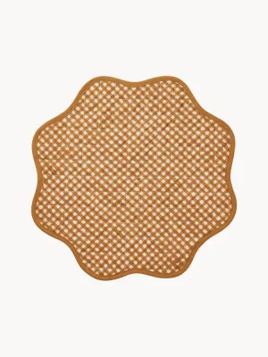 Pick a Poppy Подкладка Scallop с фигурным краем