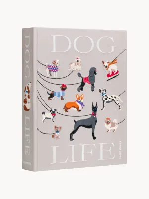 Фотоальбом Printworks Dog Life на 30 страниц с вышитой тканевой обложкой, 27х33х5 см, бежевый