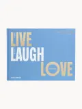 Printworks Фотоальбом Live, Laugh, Love горизонтальный на 30 страниц, 34 x 26 x 5 см, синий с бежевым и белым — фото 2