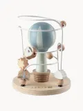 Sebra Лабиринт игрушечный Balloon с шариками, бук и фанера, ручная работа, диаметр 15 см, высота 17 см, в оттенках синего — фото 1