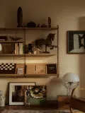 String Furniture Панель напольная для стеллажа String System стальная, ширина 30 см, высота 85 см, красная — фото 3