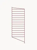 String Furniture Панель напольная для стеллажа String System стальная, ширина 30 см, высота 85 см, красная — фото 7