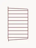 String Furniture Кронштейн настенный String System для полок, панель стальная с порошковой окраской, 30х50 см, красный — фото 7
