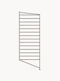 String Furniture Панель напольная для стеллажа String System стальная, ширина 30 см, высота 85 см, тёмно-коричневая — фото 3