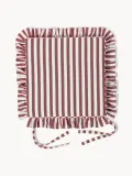Westwing Collection Комплект подушек на стул Ivette, 2 шт, Ш 40 × Д 40 см, Бордовый — фото 1