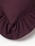Westwing Collection Наволочка Louane, Ш 50 × Д 80 см, Тёмный фиолетовый — фото 4