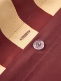 Westwing Collection Пододеяльник Zani бордовый в полоску — фото 4