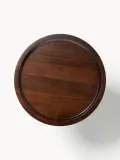 Westwing Collection Столик приставной Jeani, Ø 45 × В 45 см, Тёмное дерево — фото 4