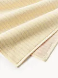 Maison Deux Полотенце банное Stripes махровое, светло-розовое с желтым — фото 3