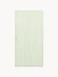 Maison Deux Полотенце банное Stripes махровое, светло-зеленое с синим и молочно-белым — фото 2