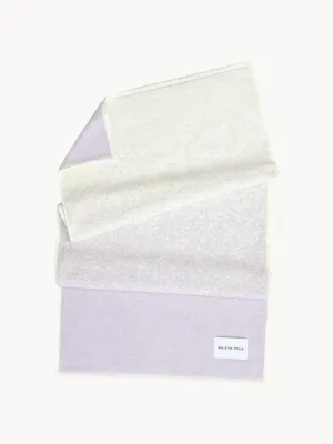 Maison Deux Полотенце гостевое Gradient, лавандово-белое