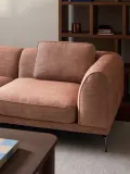 Westwing Collection Подушка декоративная Allpa из ткани со льном и вискозой, 43х63 см, терракотовая — фото 4