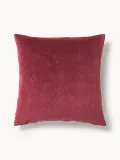Westwing Collection Наволочка декоративная Arvid из хлопка с вышивкой, 50х50 см, красная — фото 6