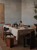 Ferm Living Скатерть Baies, бежевая, тёмно-коричневая — фото 3