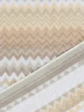 Missoni Коврик для ванной Giacomo, бежевый со светло-голубым и белым — фото 3