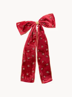Anna + Nina Ёлочное украшение Crimson Luxe ручной работы