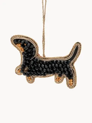Anna + Nina Ёлочное украшение Dachshund ручной работы