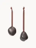 Ferm Living Ёлочное украшение Bellure, набор из 2 шт, из каменной керамики с реактивной глазурью — фото 1