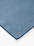 Westwing Collection Дорожка для стола Kennedy, серо-голубая с тёмно-синей окантовкой — фото 3