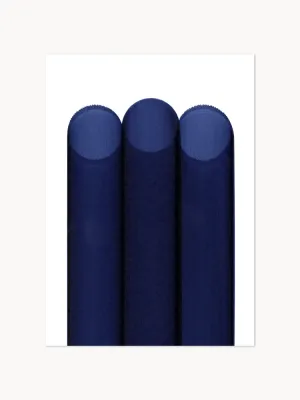 Paper Collective Постер Blue Pipes
