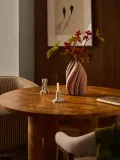 Westwing Collection Набор подсвечников Ellen, молочно-белый с полосками цвета шампанского и нуги — фото 5