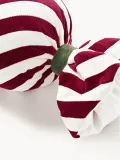 Westwing Collection Подушка декоративная Bombom, белая, бордовая и зелёная — фото 2
