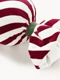 Westwing Collection Подушка декоративная Bombom, белая, бордовая и зелёная — фото 6