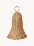 Ferm Living Ёлочное украшение Braided Bells из ротанга, набор из 2 шт — фото 1