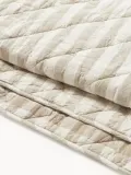 Westwing Collection Покрывало Camellia двустороннее, молочно-белое с бежевым — фото 7