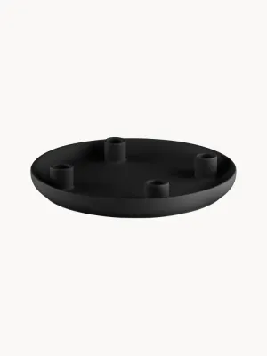 Blomus Подсвечник Vela из каменной керамики, чёрный