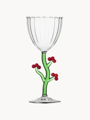 Ichendorf Бокал для вина Botanica, прозрачный с зелёным и ржаво-красным