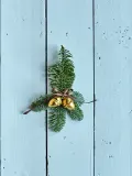 House Doctor Набор ёлочных украшений Acorn в форме жёлудей ручной работы, 4 шт — фото 3