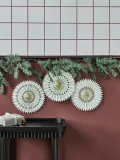 House Doctor Ёлочное украшение Stelle в форме звезды из бумаги, набор из 3 шт, диаметр 30 см — фото 3