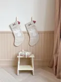 Cam Cam Copenhagen Носок для подарков Angel из органического хлопка, красный и зелёный — фото 2