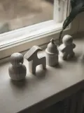 DBKD Украшение новогоднее Train в виде поезда, набор из 4 шт, белое — фото 3