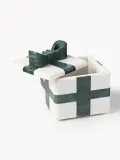 Westwing Collection Шкатулка Cutemas из мрамора, 12 x 12 x 13 см, белая, тёмно-зелёный мрамор — фото 8